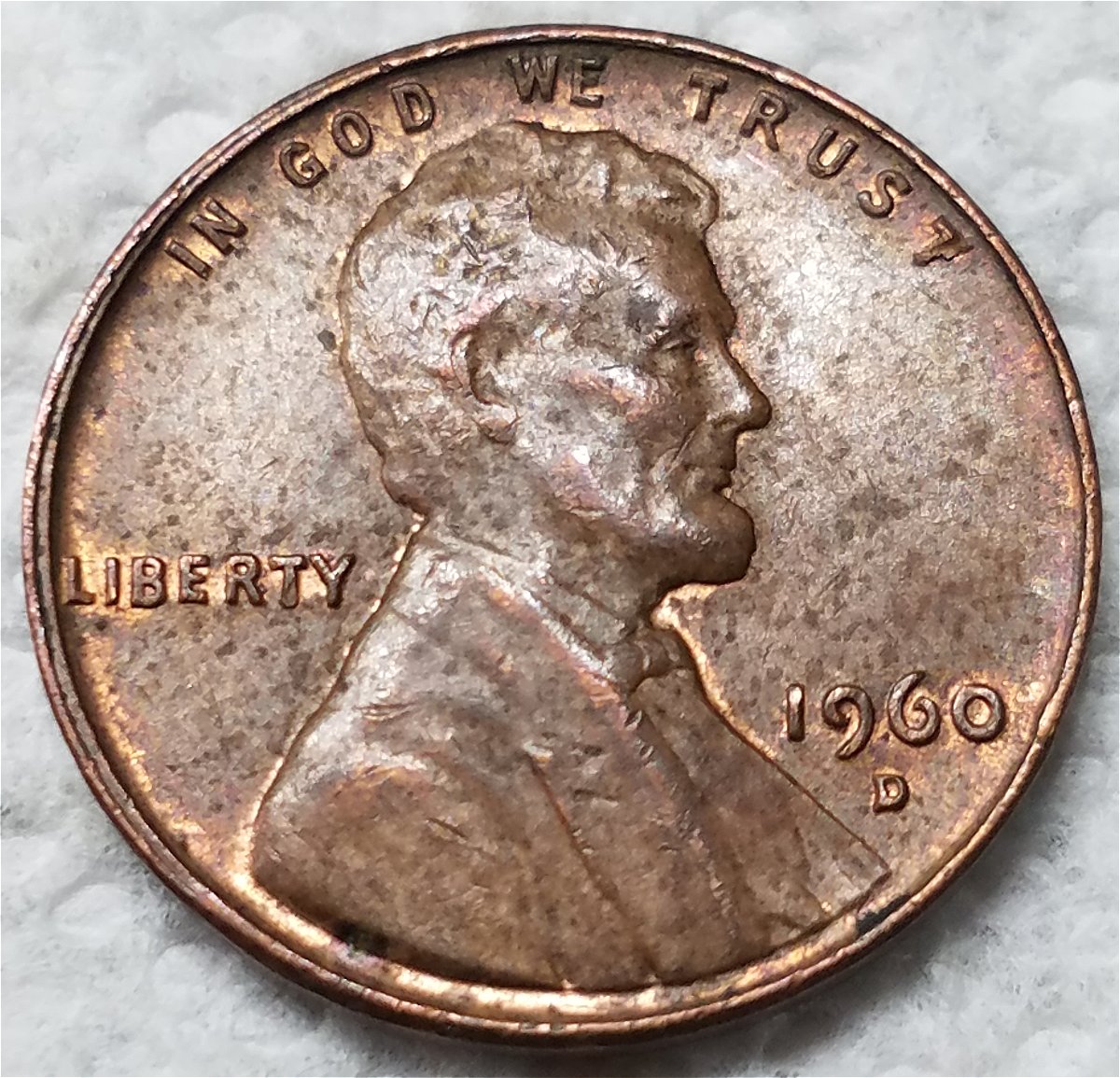 1960-D-Lincoln-Cent-Engraving-Of-Master-Die-At-Number-Six--In-Date